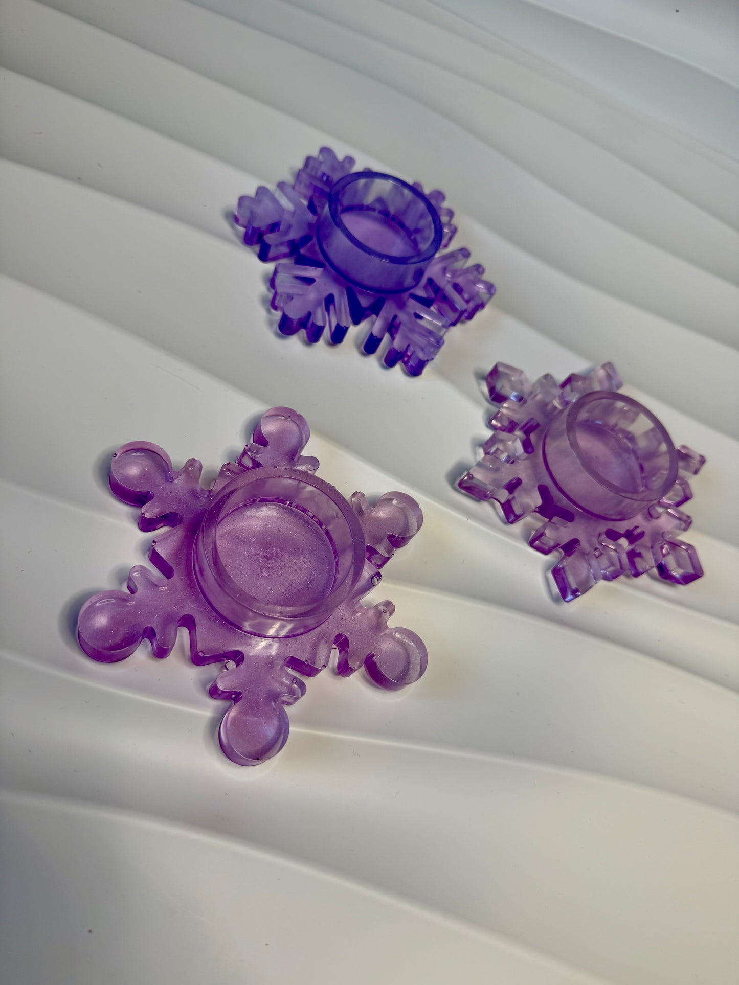 Snow Flake Tea Light Holders