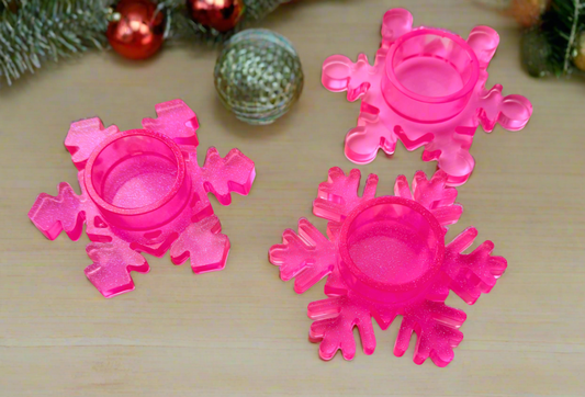 Snow Flake Tea Light Holders
