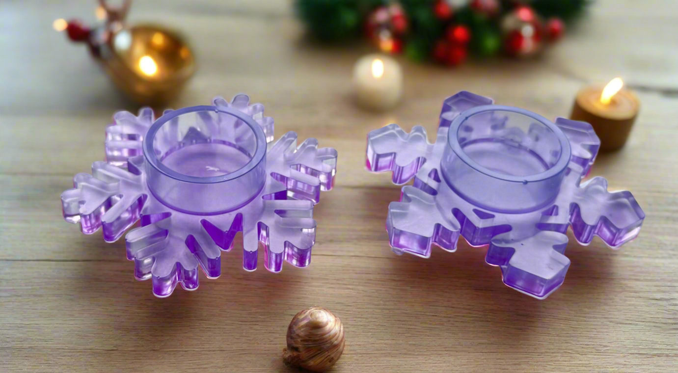 Snow Flake Tea Light Holders