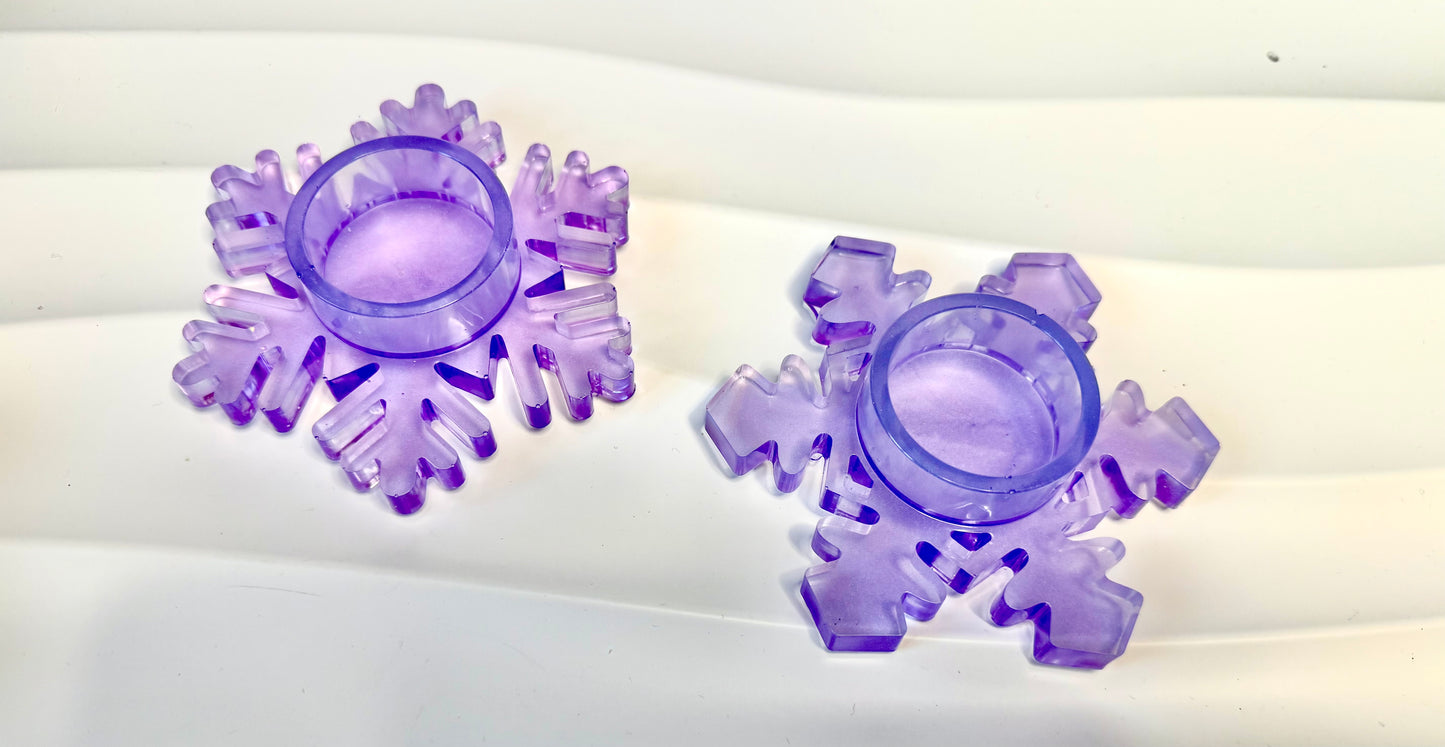 Snow Flake Tea Light Holders
