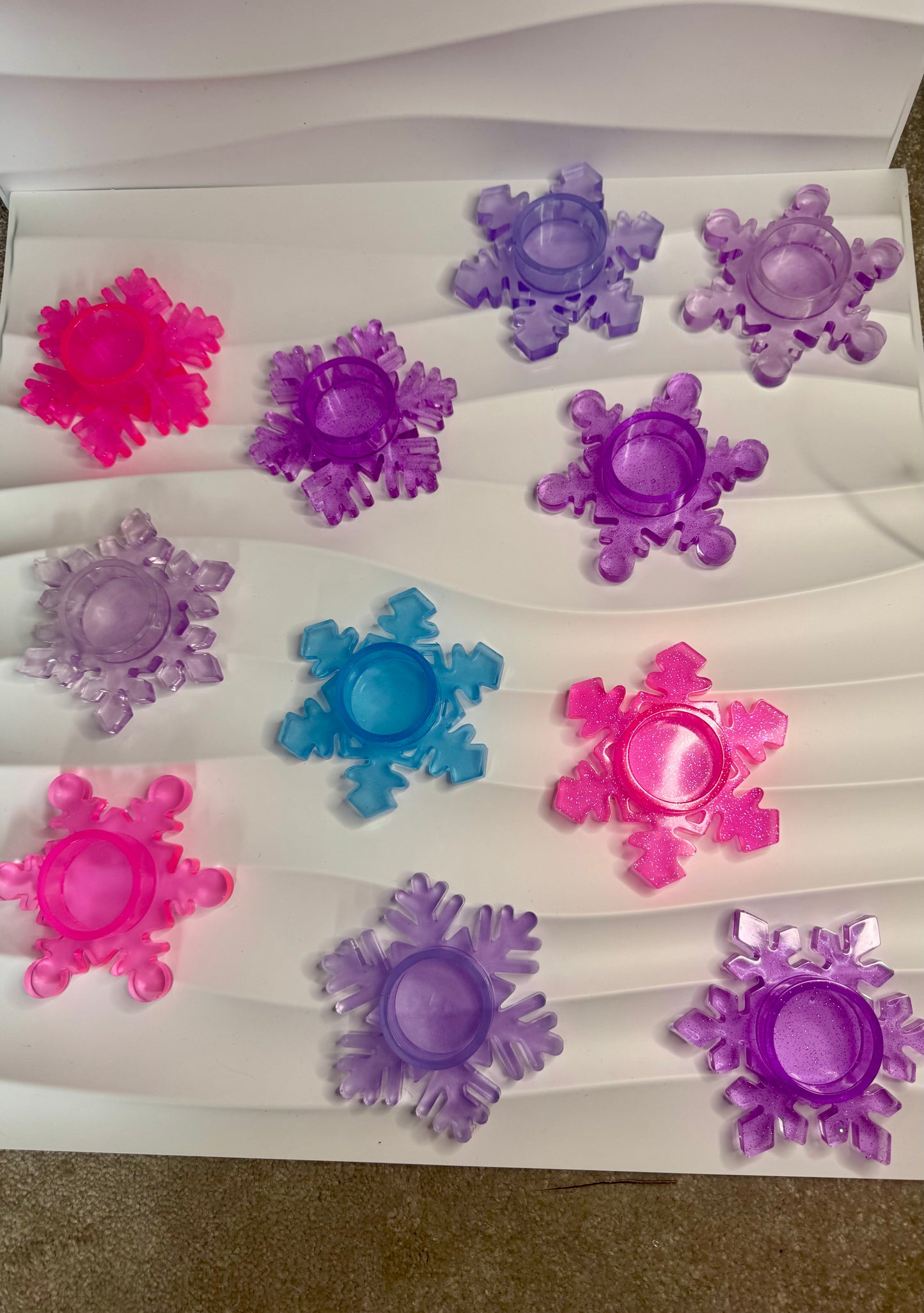 Snow Flake Tea Light Holders